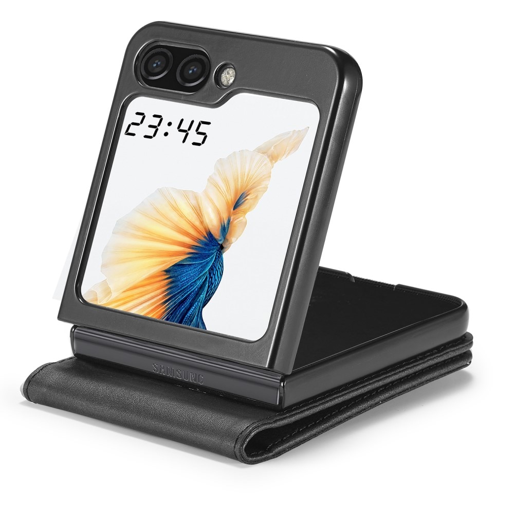 Samsung Galaxy Z Flip 5 Wallet Case Black