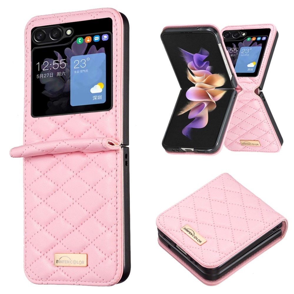 Samsung Galaxy Z Flip 5 Quilted Cover Pink