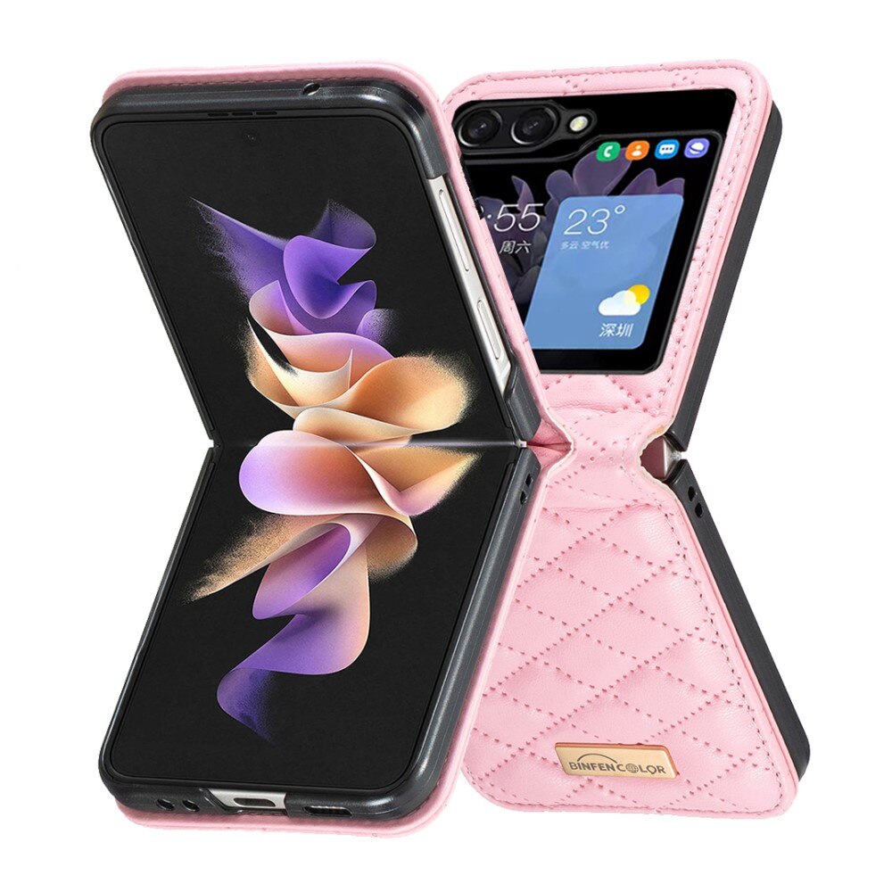 Samsung Galaxy Z Flip 5 Quilted Cover Pink