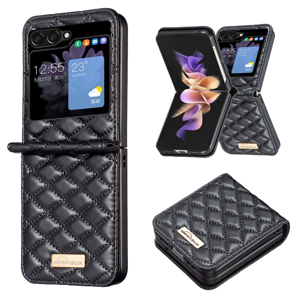Samsung Galaxy Z Flip 6 Quilted Cover Black
