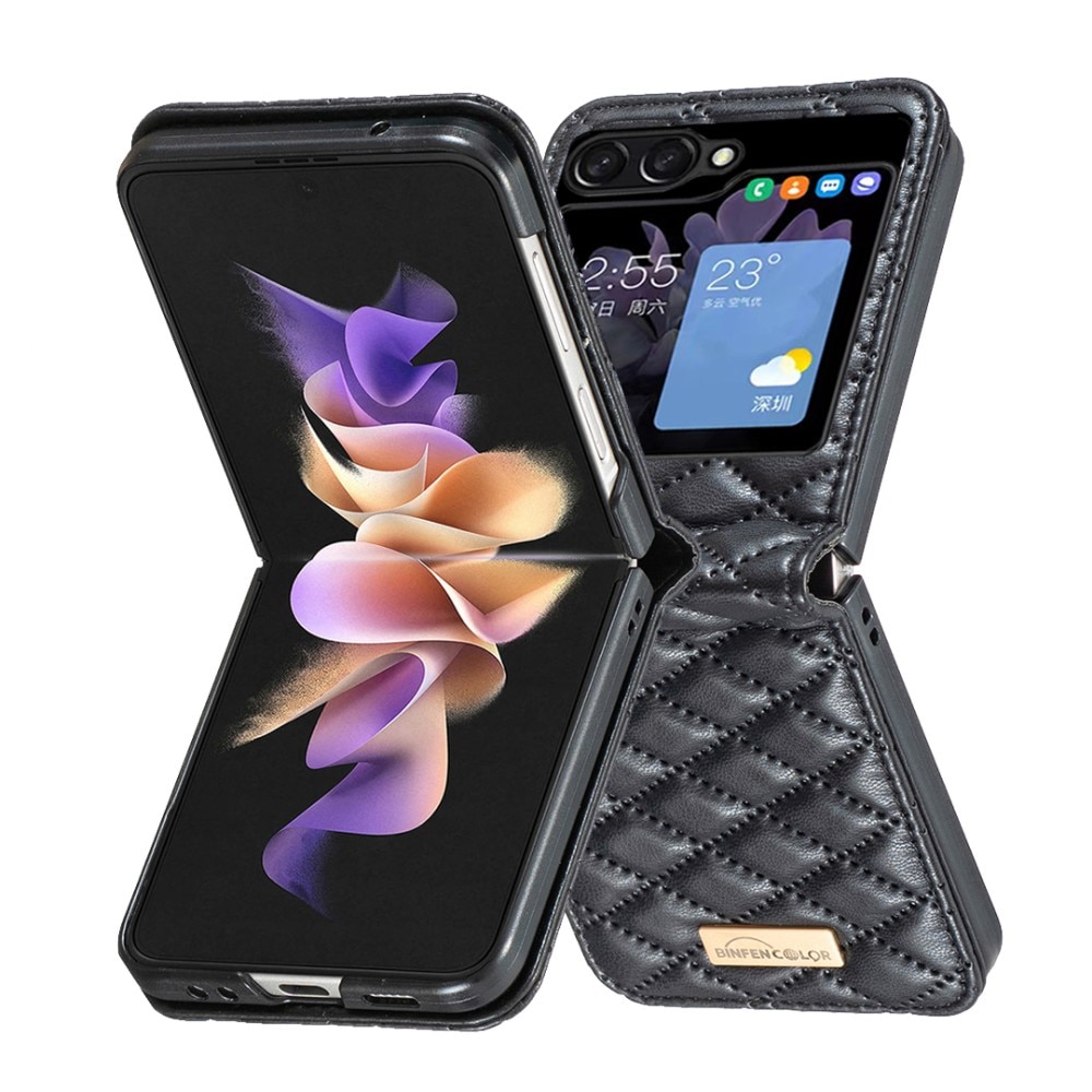 Samsung Galaxy Z Flip 5 Quilted Cover Black