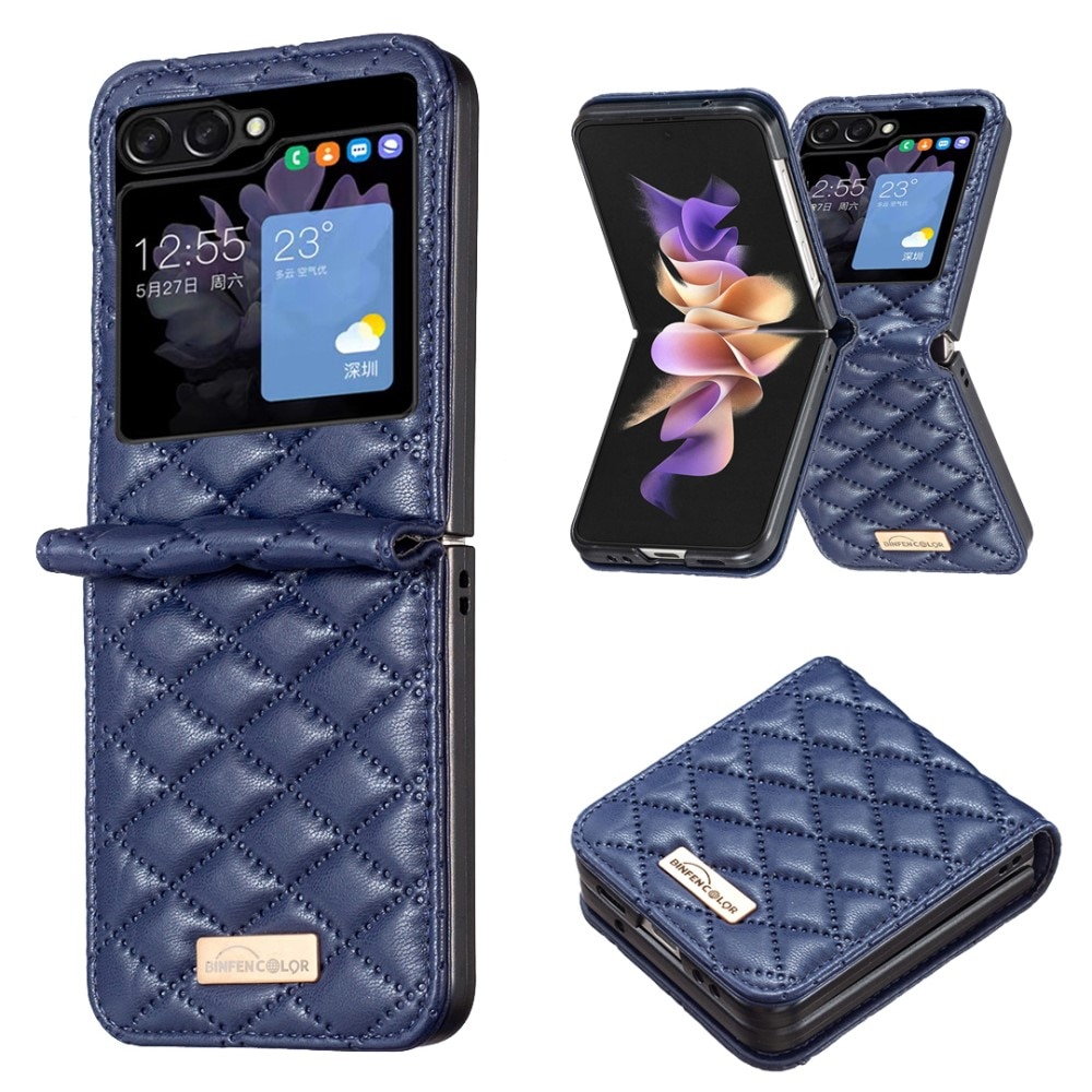 Samsung Galaxy Z Flip 5 Quilted Cover Blue