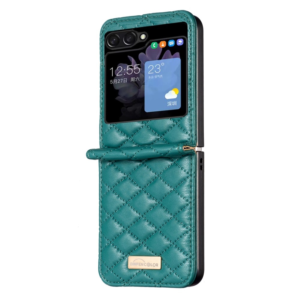 Samsung Galaxy Z Flip 5 Quilted Cover Green