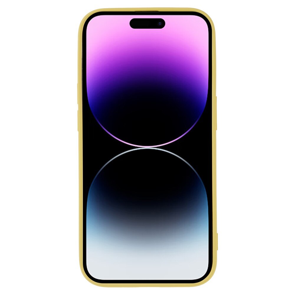 iPhone 15 Pro Max Shock-resistant TPU Case Yellow