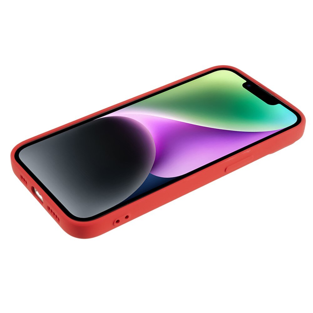 iPhone 15 Shock-resistant TPU Case Red