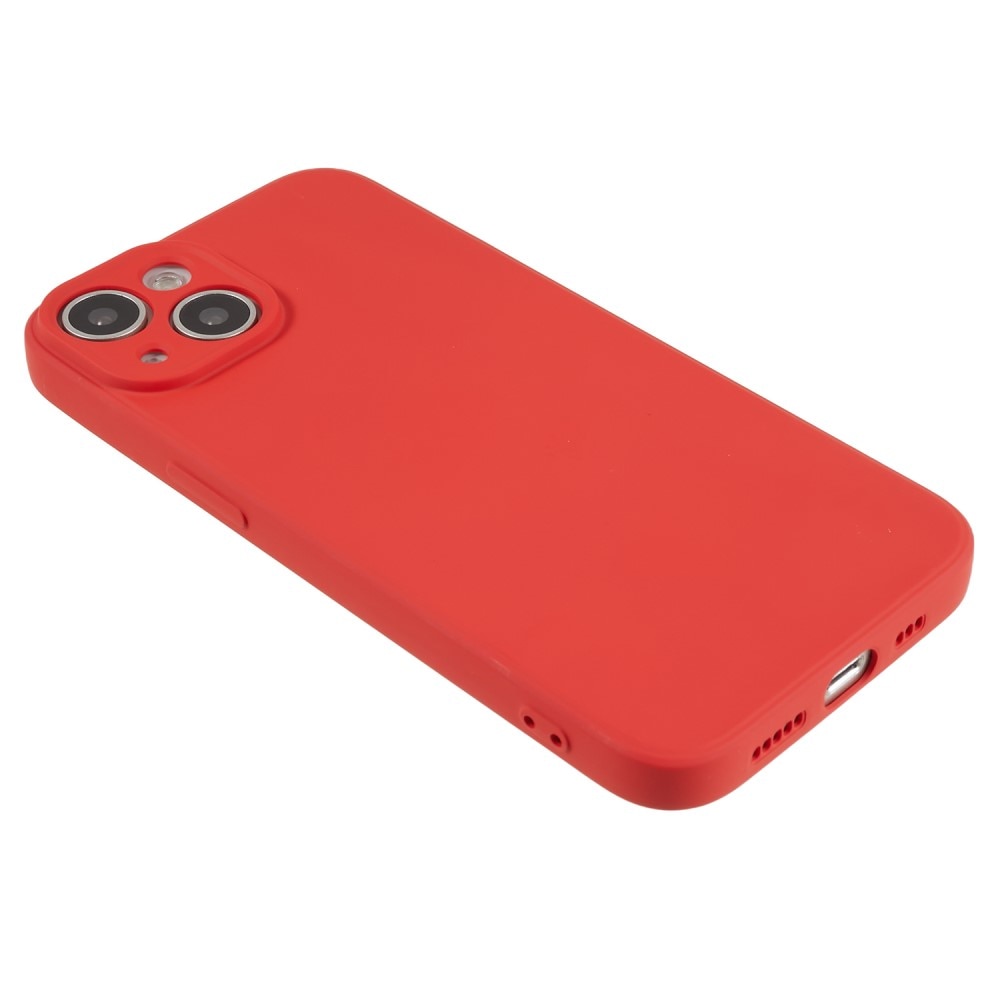 iPhone 15 Shock-resistant TPU Case Red