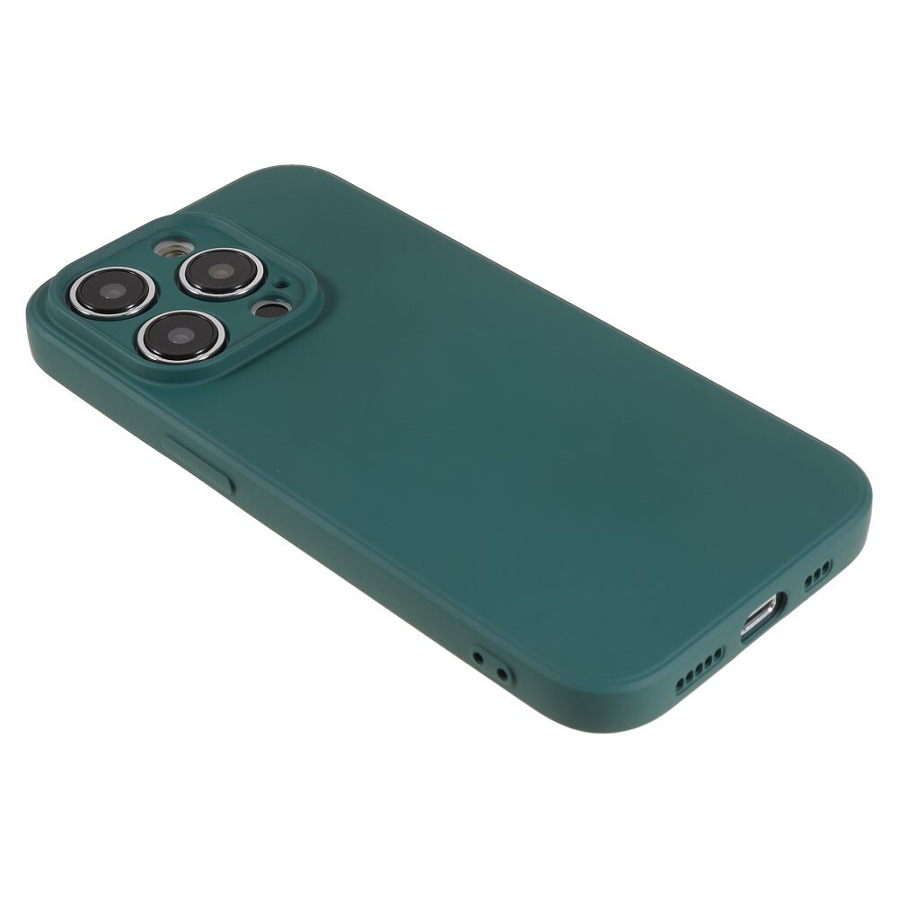 iPhone 15 Pro Shock-resistant TPU Case Dark Green