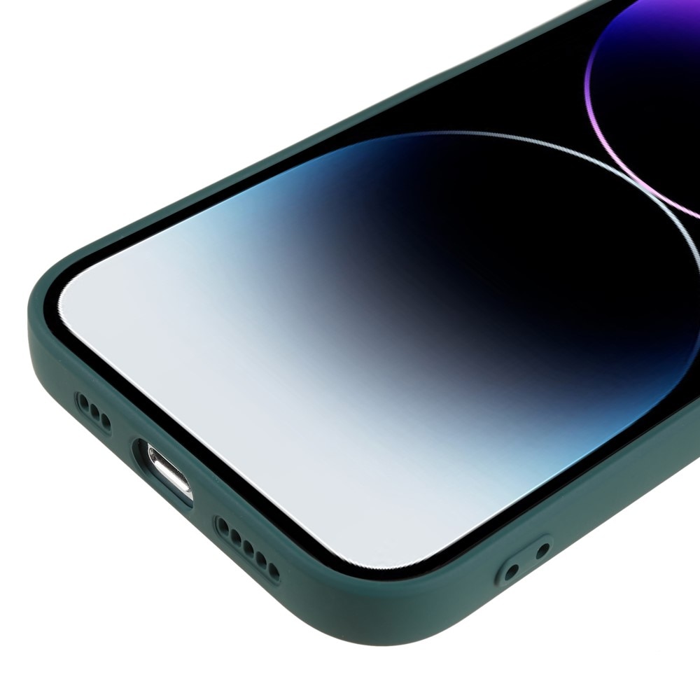 iPhone 15 Pro Shock-resistant TPU Case Dark Green