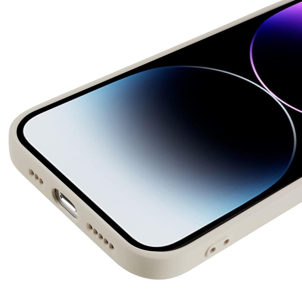 iPhone 15 Pro Shock-resistant TPU Case Beige