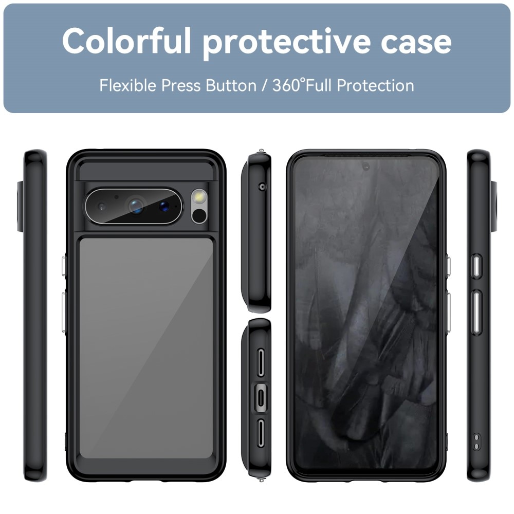 Google Pixel 8 Pro Crystal Hybrid Case Black