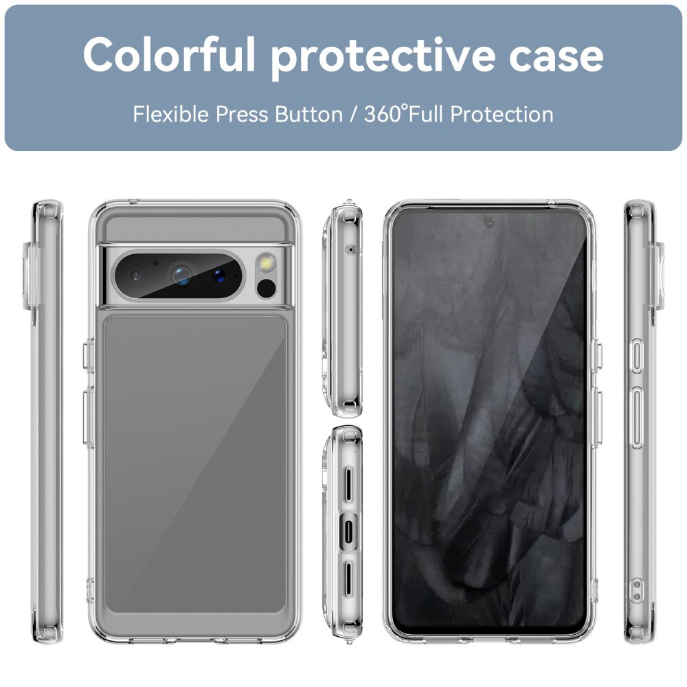 Google Pixel 8 Pro Crystal Hybrid Case Transparent