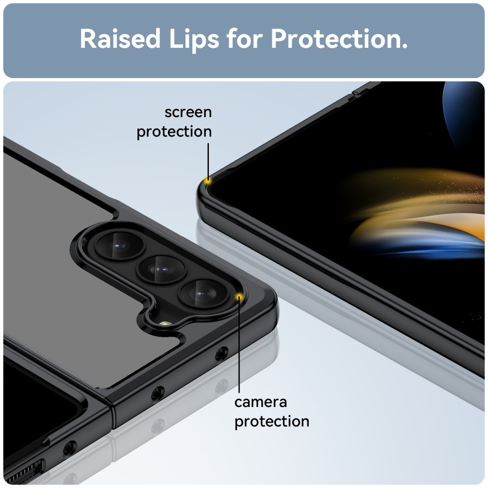 Samsung Galaxy Z Fold 5 Crystal Hybrid Case Black