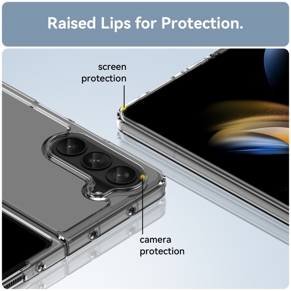 Samsung Galaxy Z Fold 5 Crystal Hybrid Case Transparent