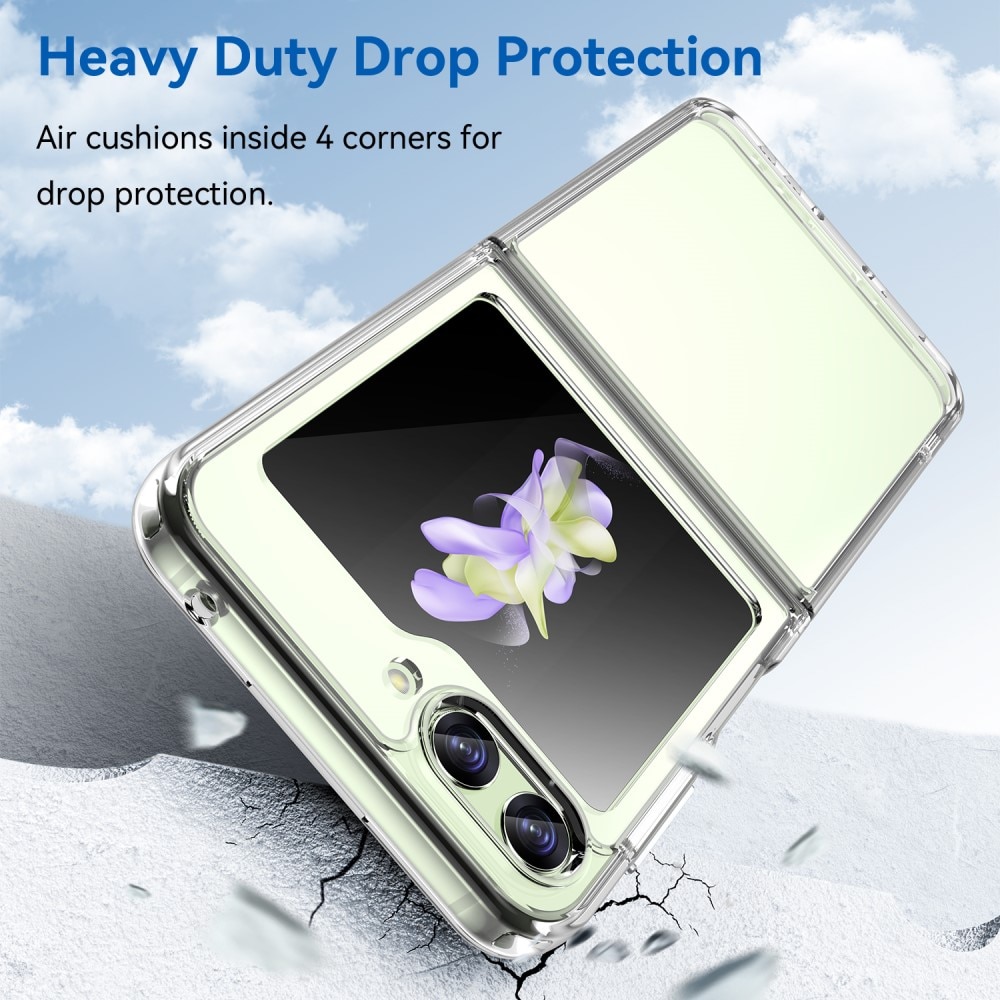 Samsung Galaxy Z Flip 5 Crystal Hybrid Case Transparent