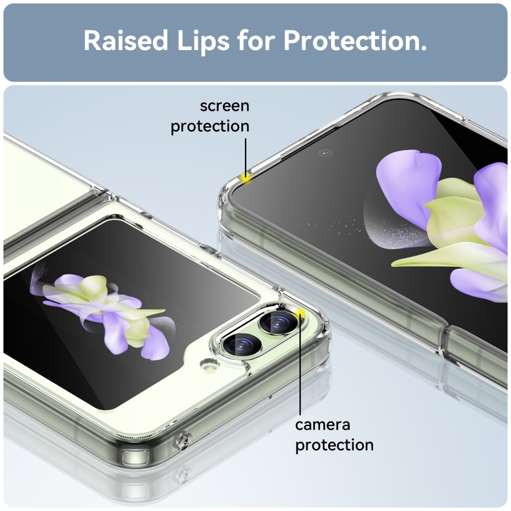 Samsung Galaxy Z Flip 5 Crystal Hybrid Case Transparent