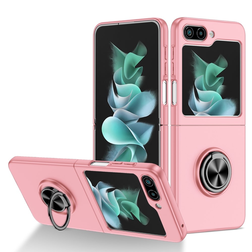 Samsung Galaxy Z Flip 5 Magnetic Case with ring holder Pink