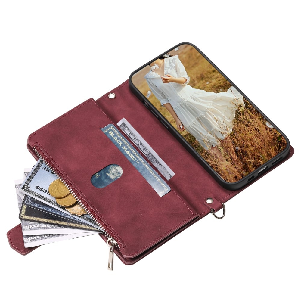 iPhone 15 Plus Wallet/Purse Quilted White