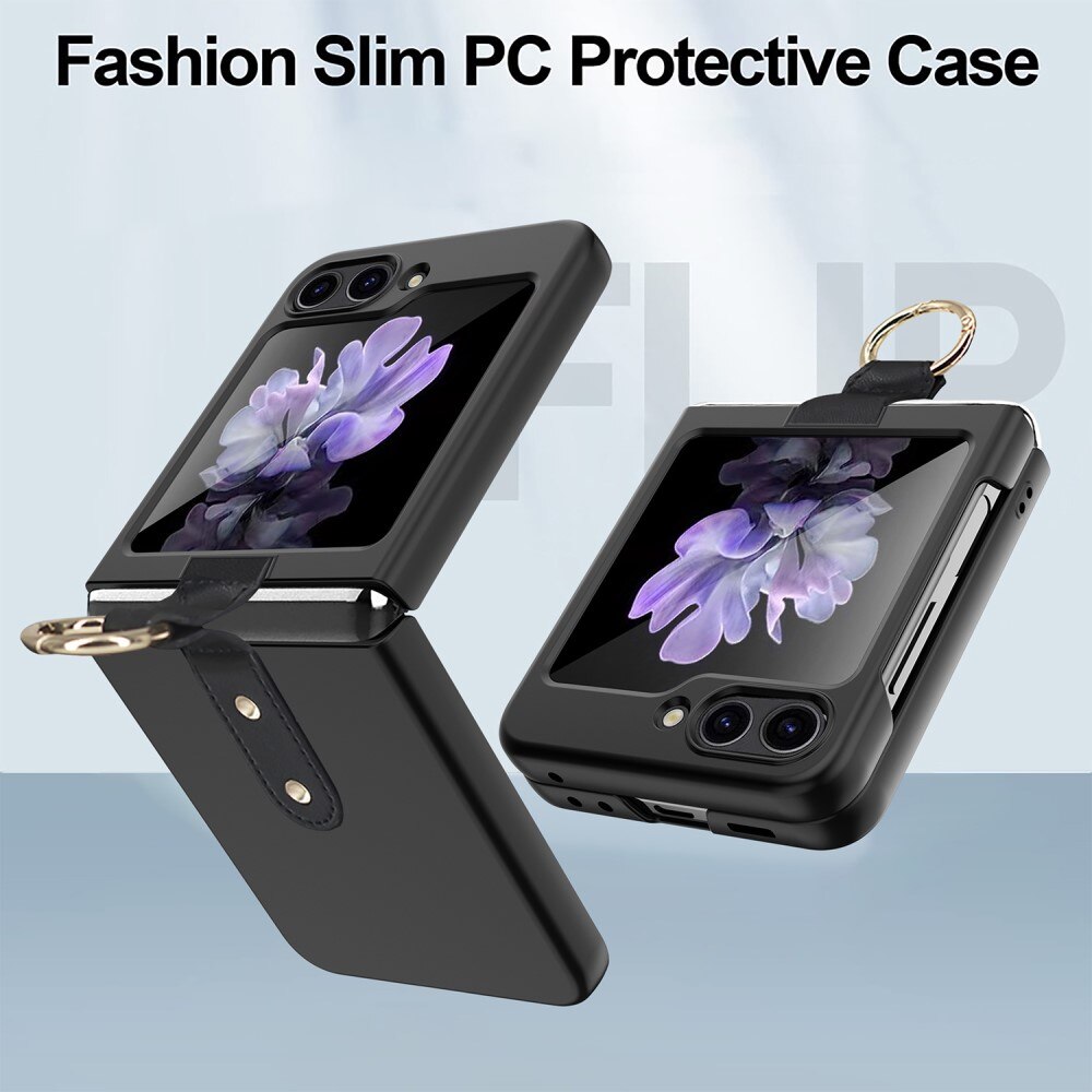 Samsung Galaxy Z Flip 5 Case with ring holder Black