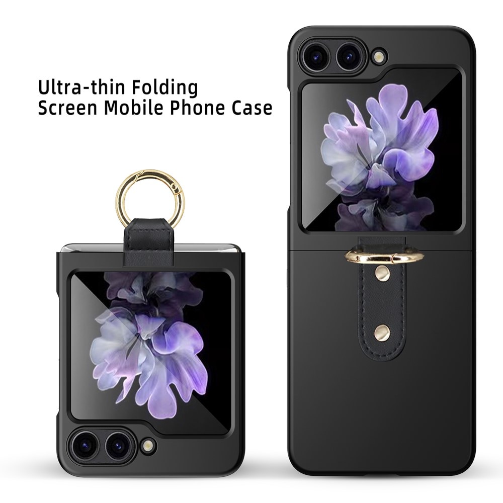 Samsung Galaxy Z Flip 5 Case with ring holder Black