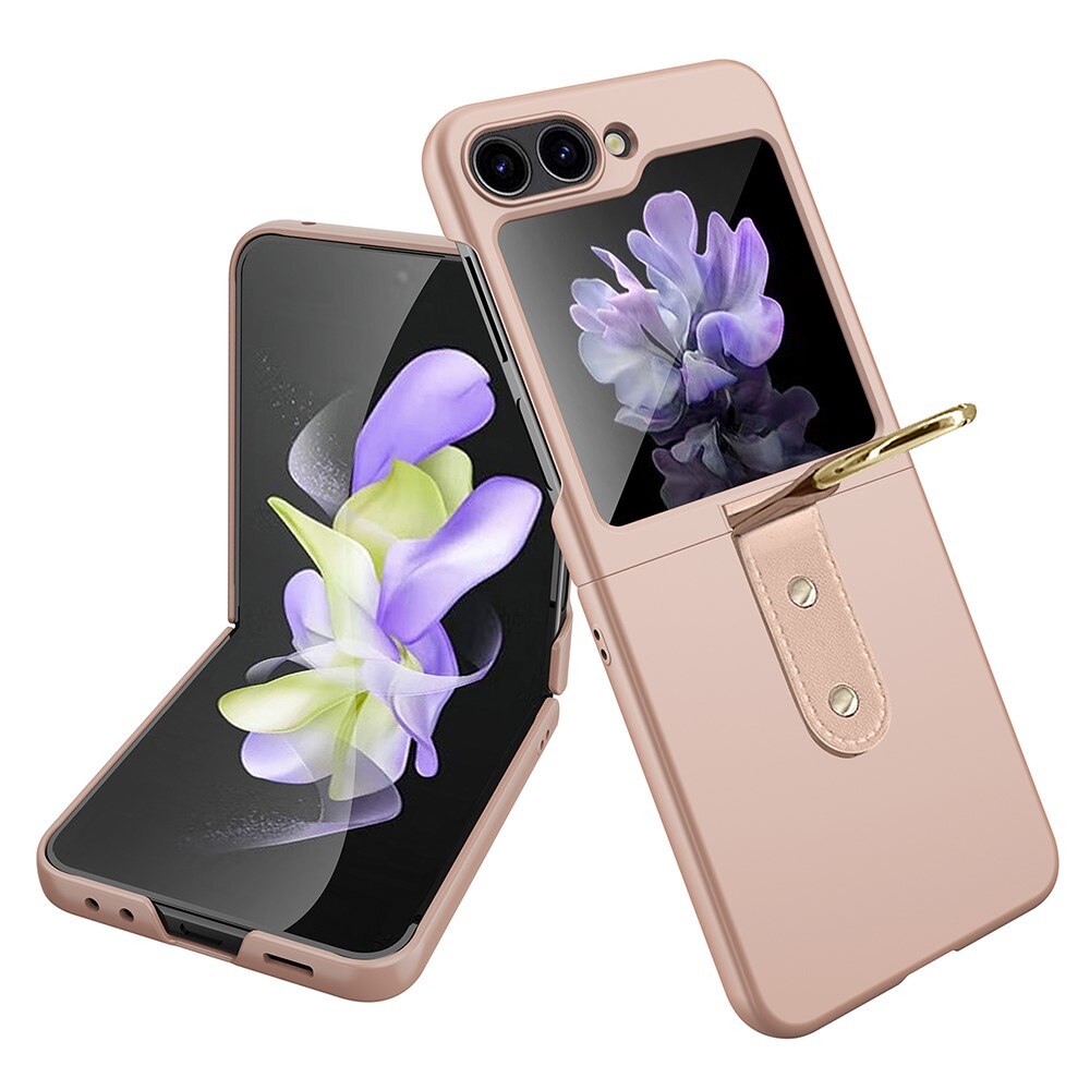 Samsung Galaxy Z Flip 5 Case with ring holder Rose Gold