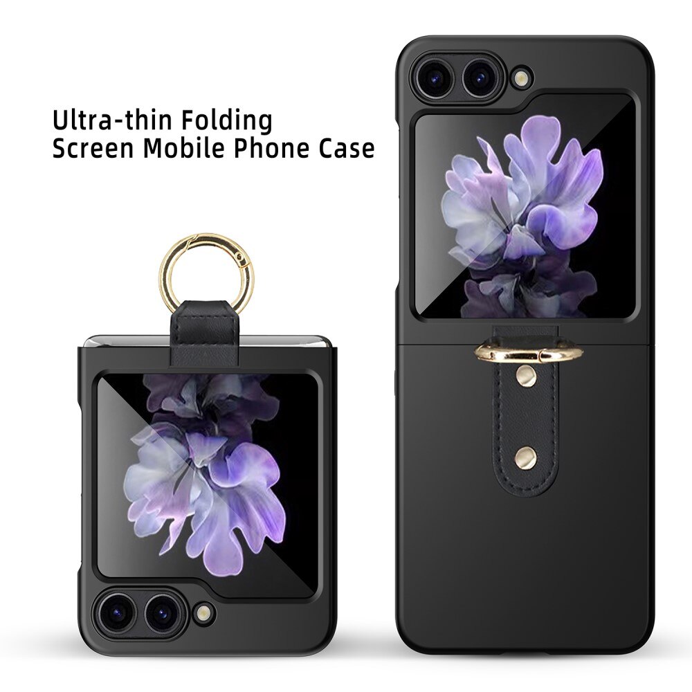 Samsung Galaxy Z Flip 5 Case with ring holder Rose Gold