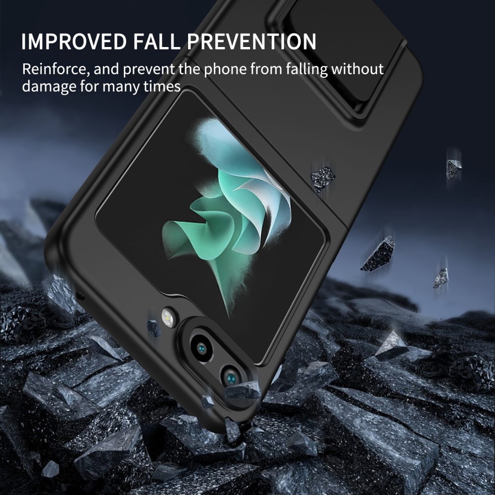 Samsung Galaxy Z Flip 5 Kickstand Case Black