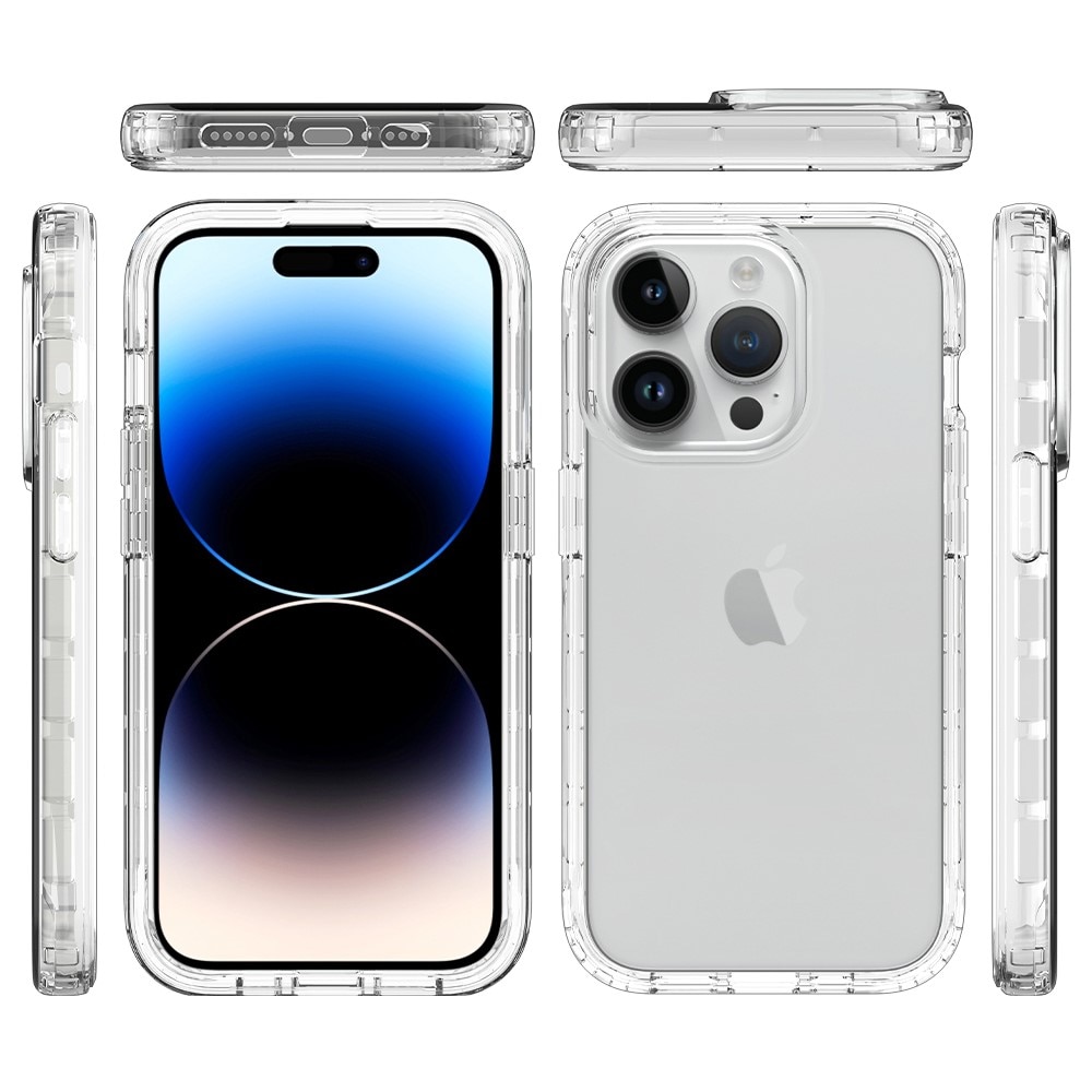 iPhone 15 Pro  Full Protection Case Transparent