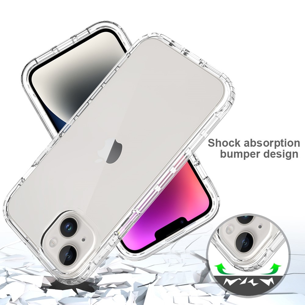 iPhone 15 Plus Full Protection Case Transparent