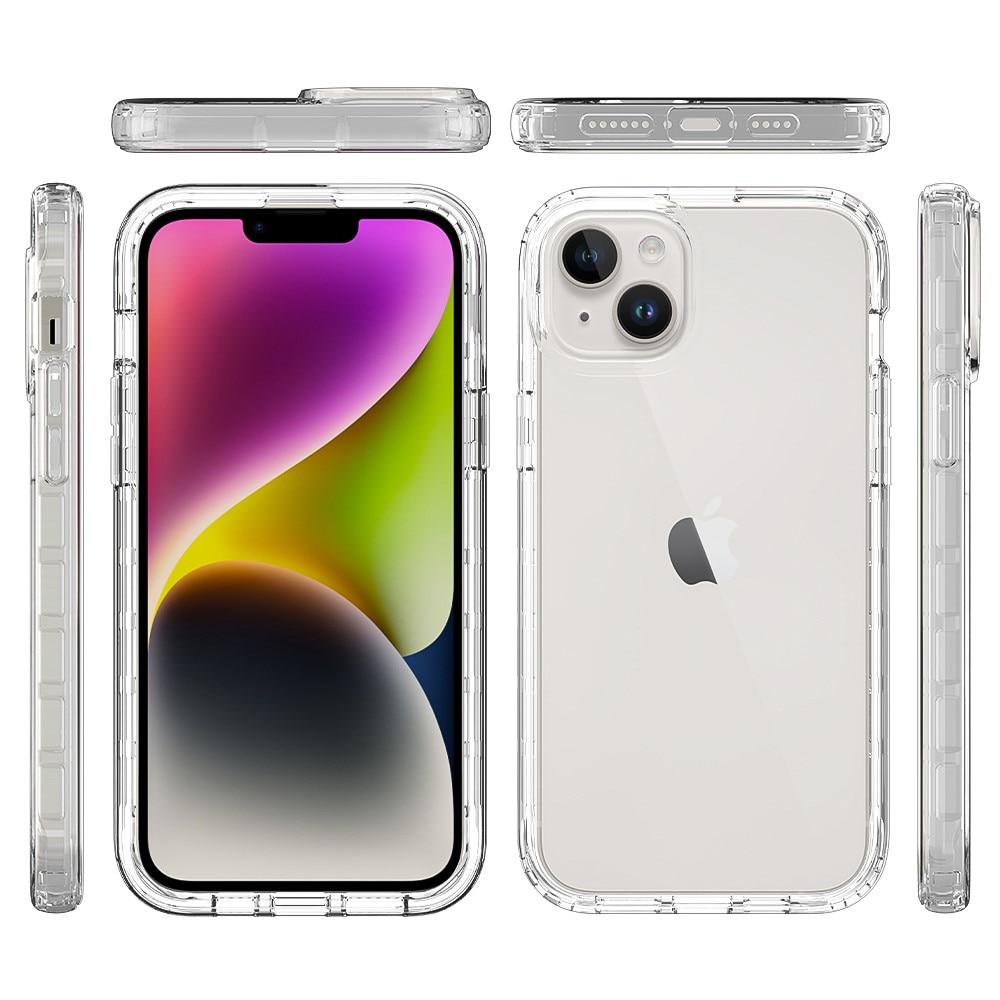 iPhone 15 Plus Full Protection Case Transparent