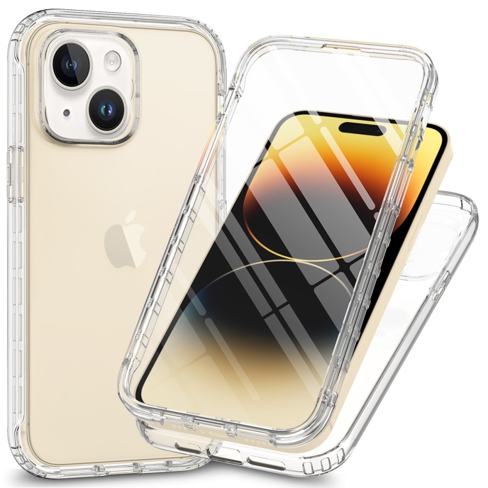 iPhone 15 Full Protection Case Transparent