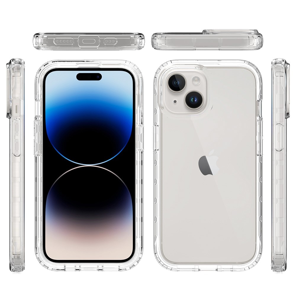 iPhone 15 Full Protection Case Transparent