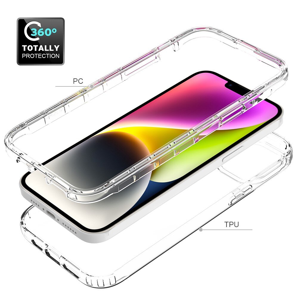 iPhone 15 Plus Full Cover Case Transparent