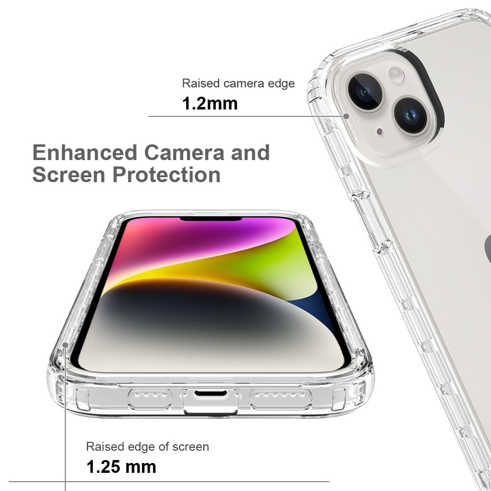 iPhone 15 Plus Full Cover Case Transparent