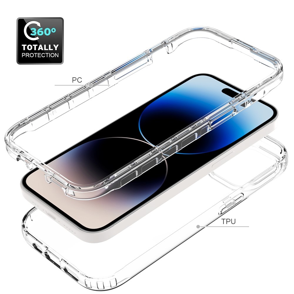 iPhone 15 Full Cover Case Transparent