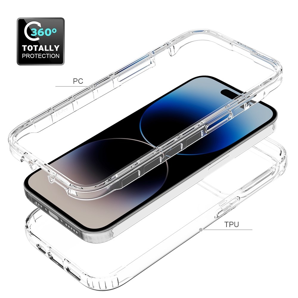 iPhone 15 Pro Full Cover Case Transparent