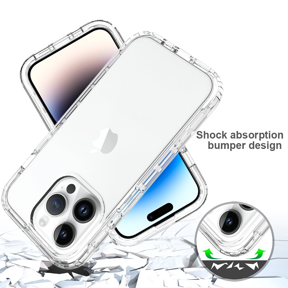 iPhone 15 Pro Full Cover Case Transparent