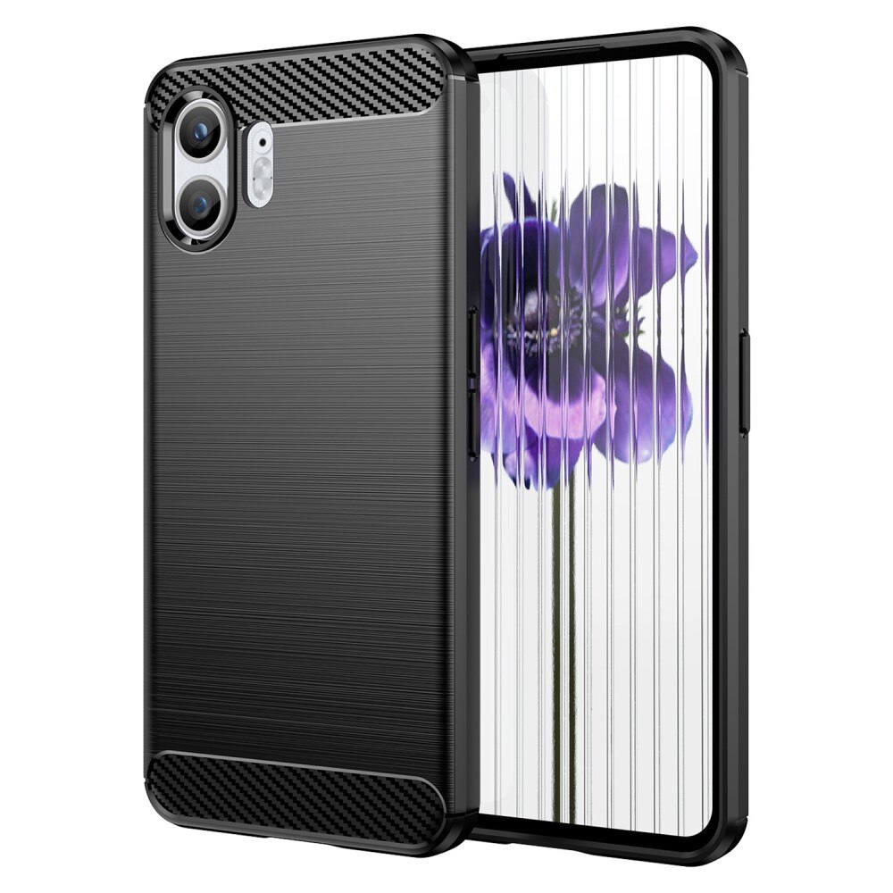 Nothing Phone 2 Brushed TPU Case Black