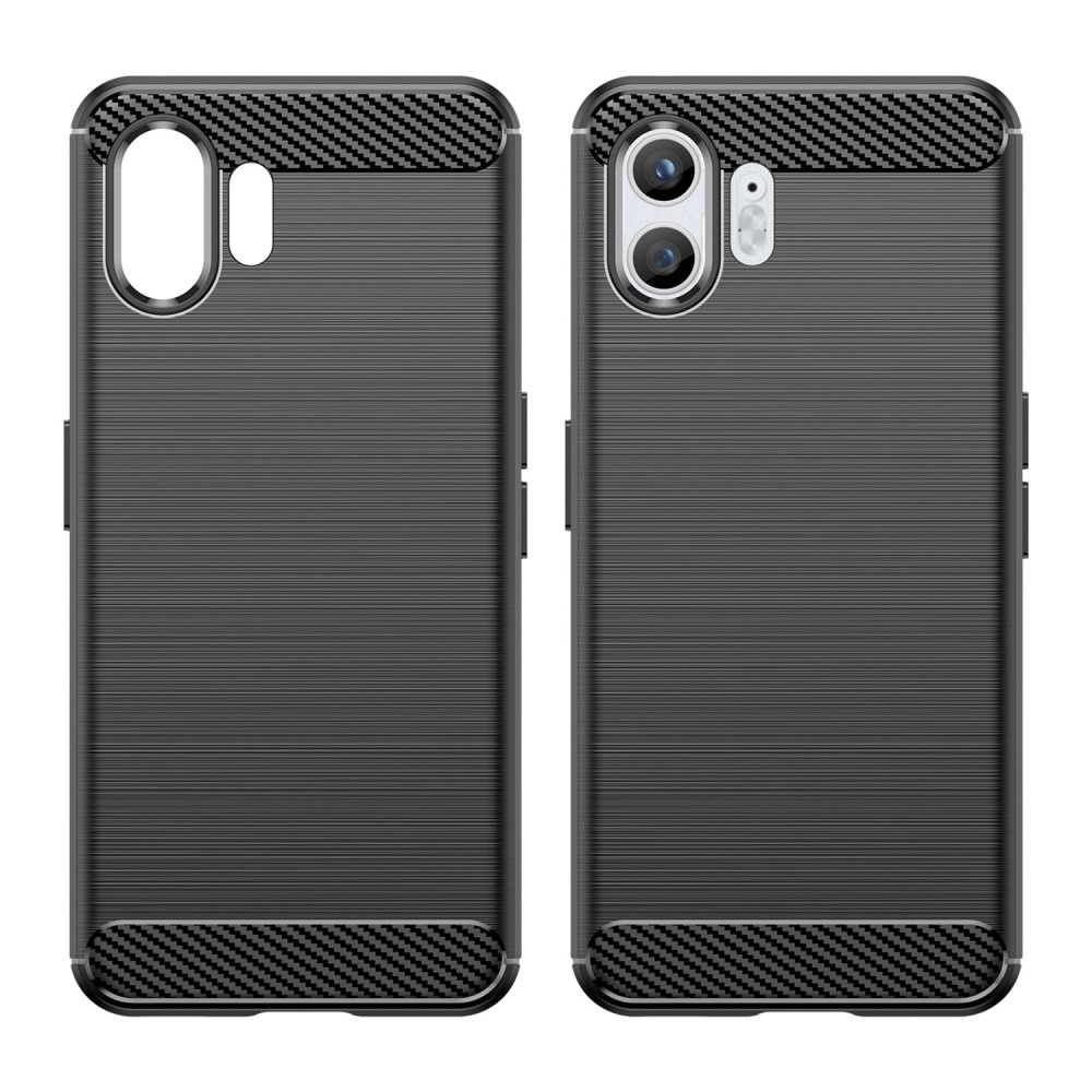 Nothing Phone 2 Brushed TPU Case Black