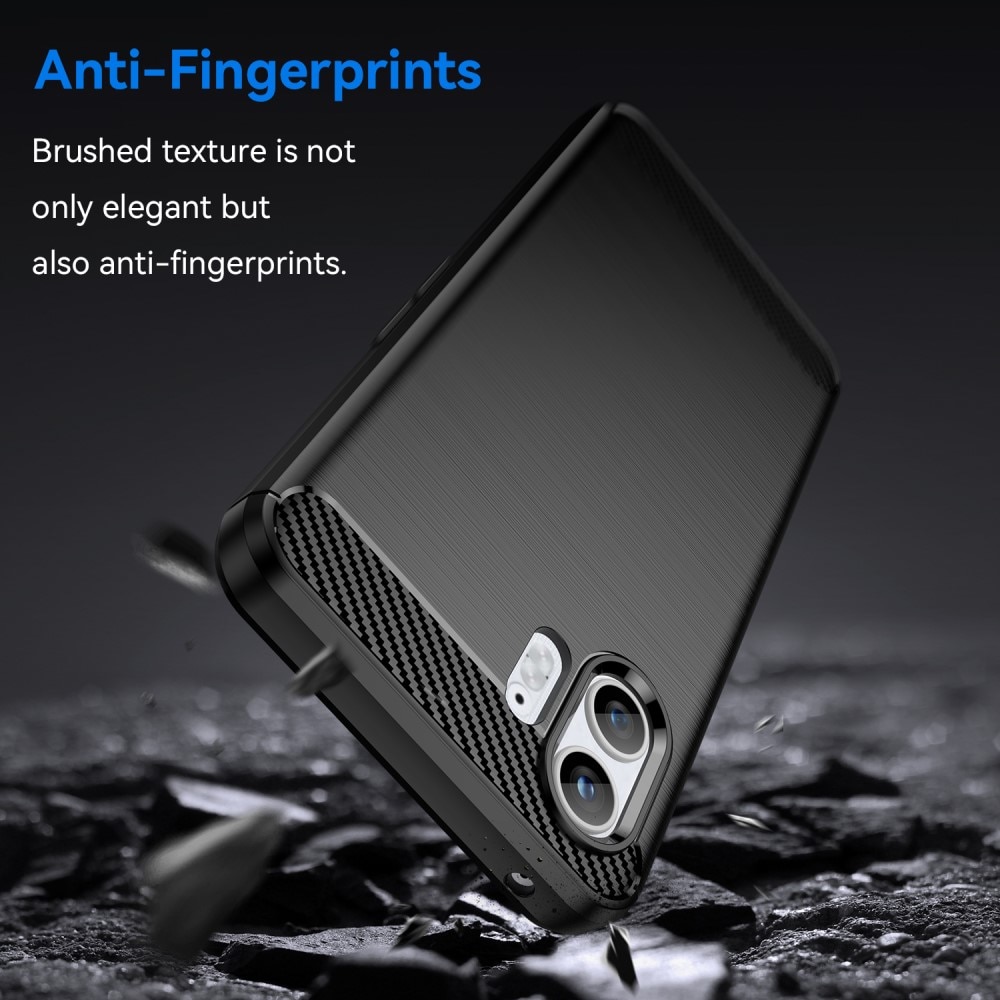 Nothing Phone 2 Brushed TPU Case Black