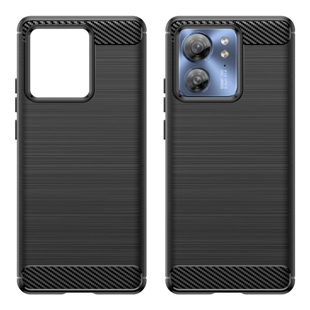 Motorola Edge 40 Brushed TPU Case Black