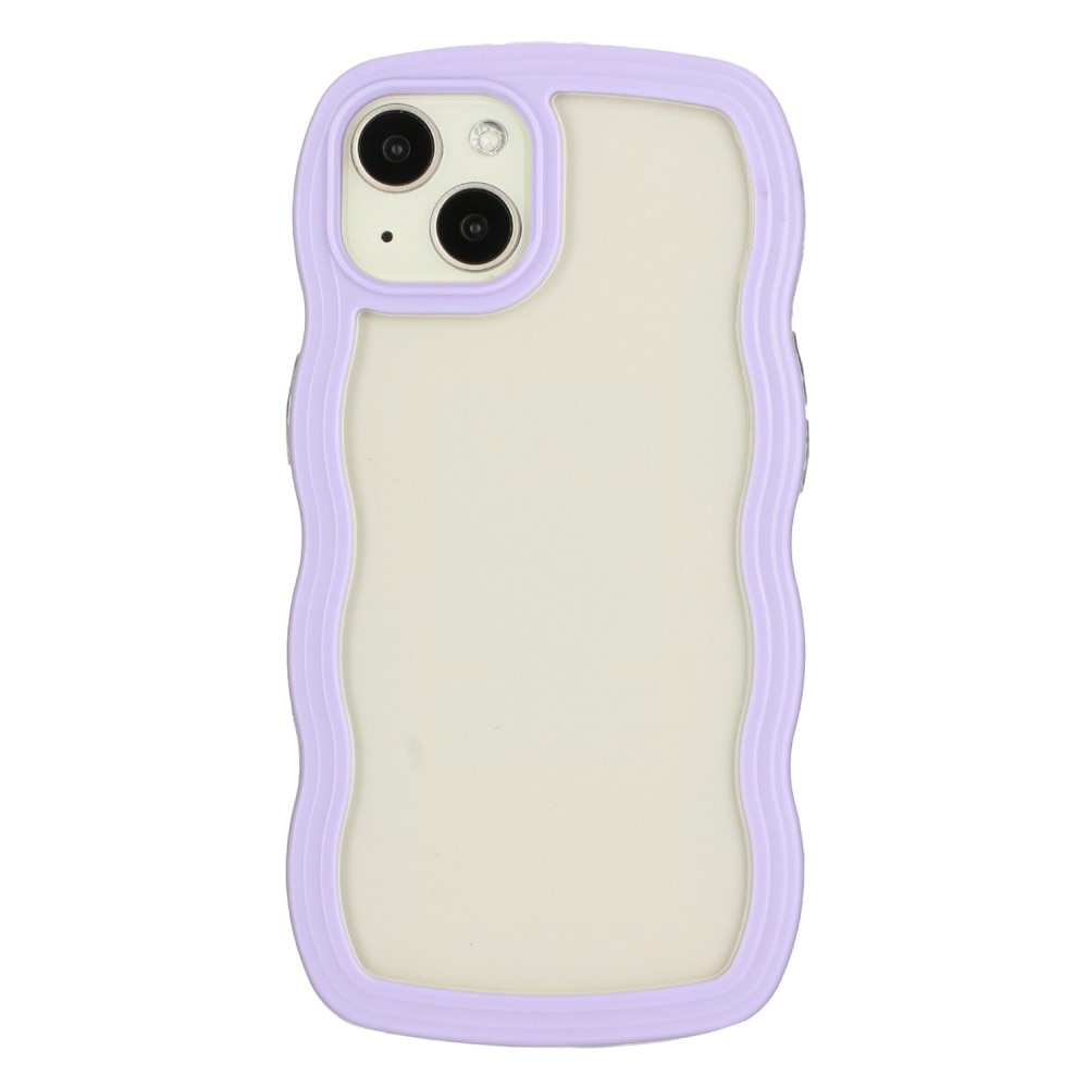 iPhone 15 Wavy Edge Case Purple