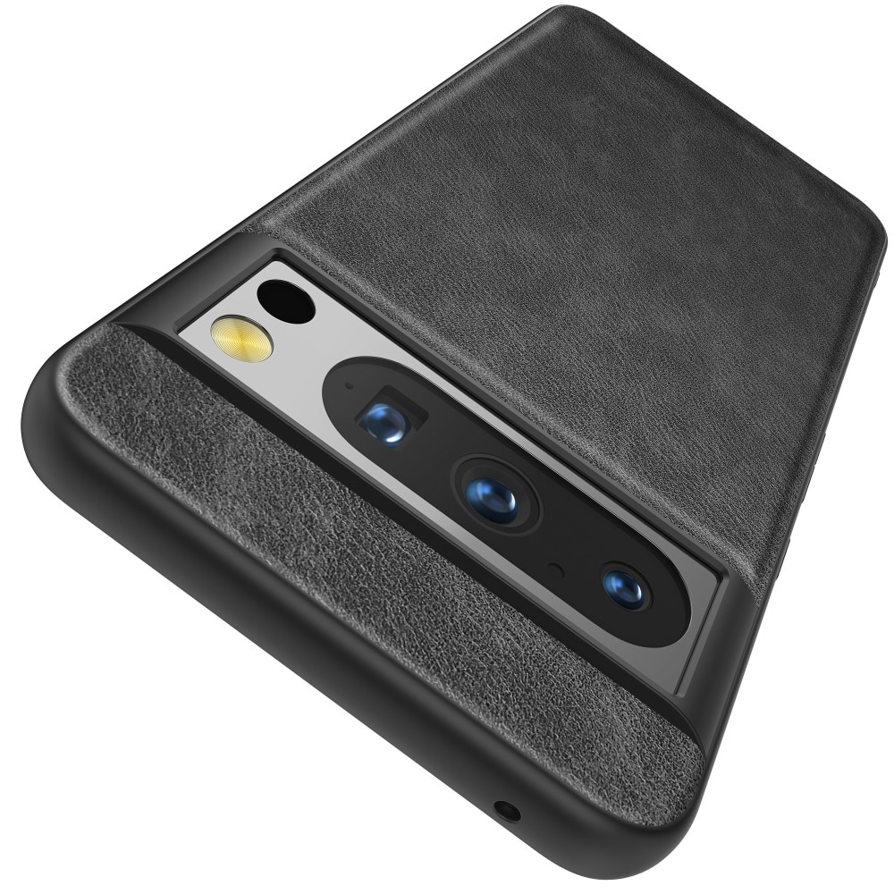 Google Pixel 8 Pro Leather Case Black