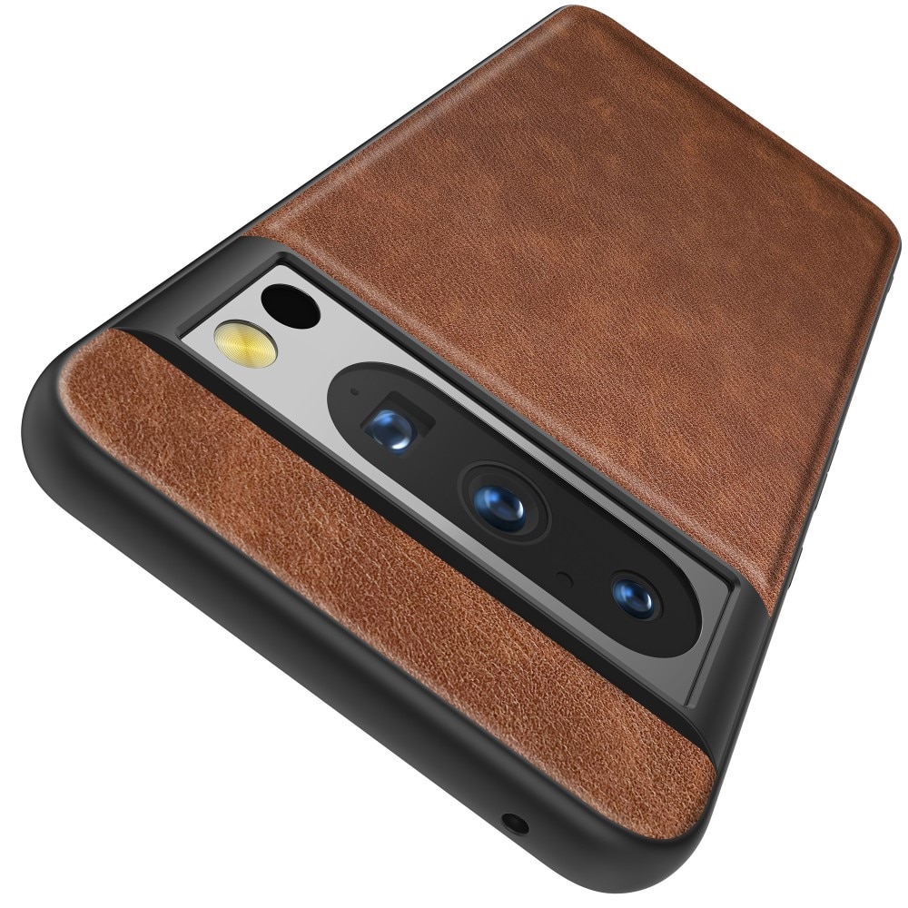 Google Pixel 8 Pro Leather Case Brown