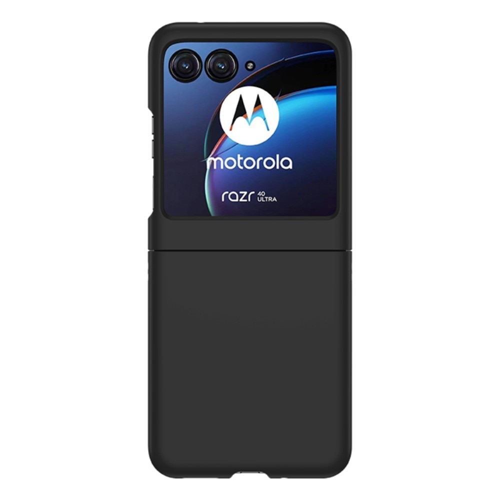 Motorola Razr 40 Ultra Hard Case with built-in screen protector Black