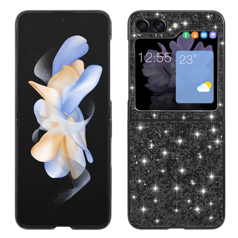 Samsung Galaxy Z Flip 5 Glitter Case Black