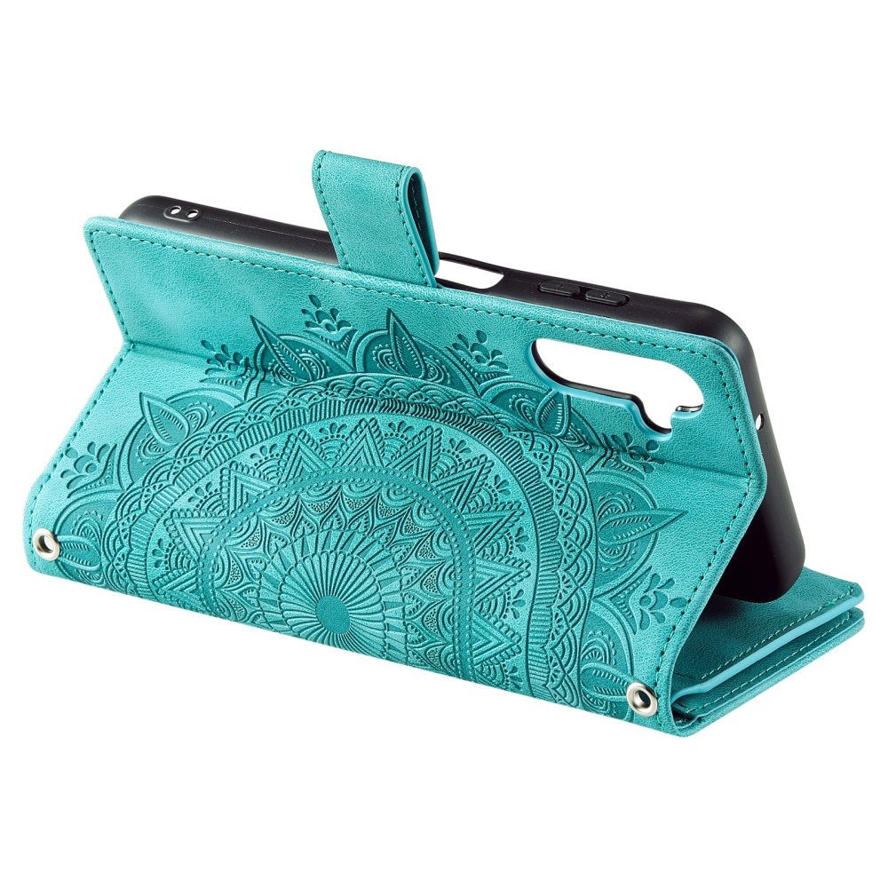 Samsung Galaxy S23 FE Wallet/Purse Mandala Green