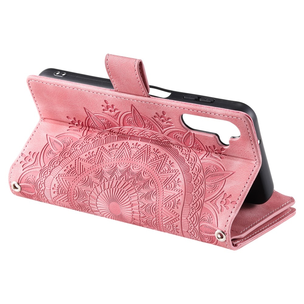 Samsung Galaxy S23 FE Wallet/Purse Mandala Pink