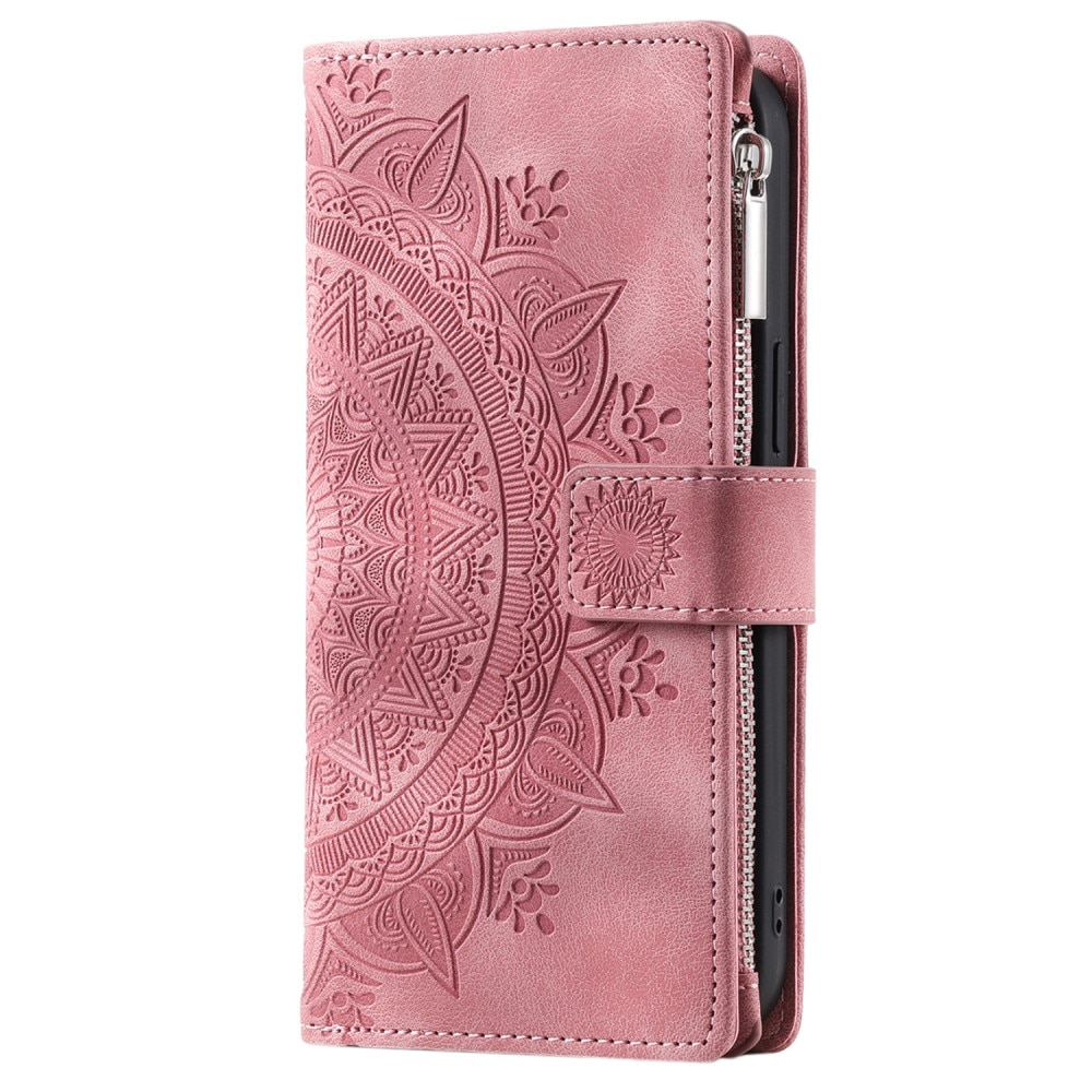 Samsung Galaxy S23 FE Wallet/Purse Mandala Pink