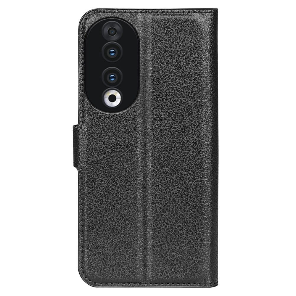 Honor 90 Wallet Book Cover Black