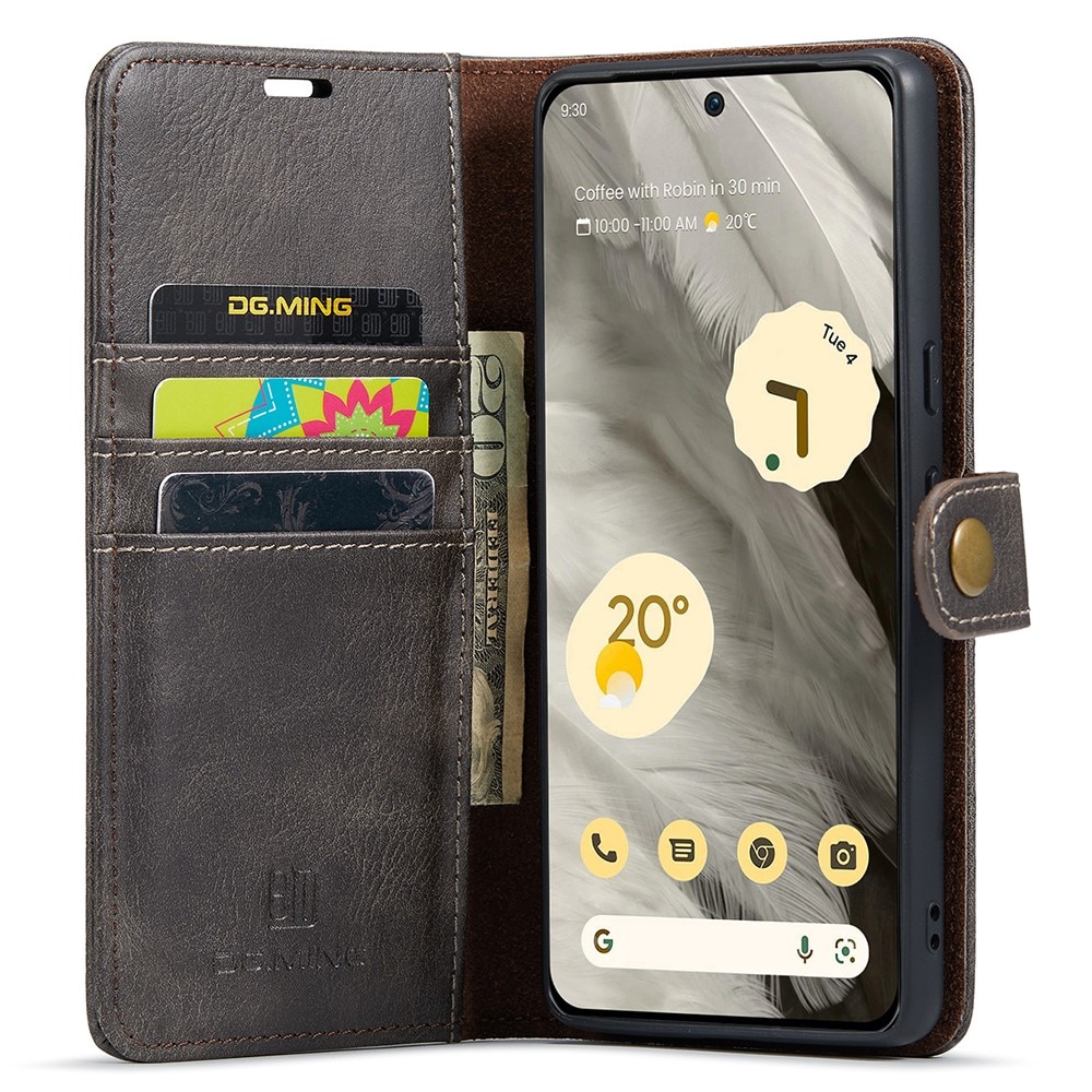 Google Pixel 8 Magnet Wallet Brown